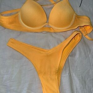 Vibrant Yellow Bikini Set